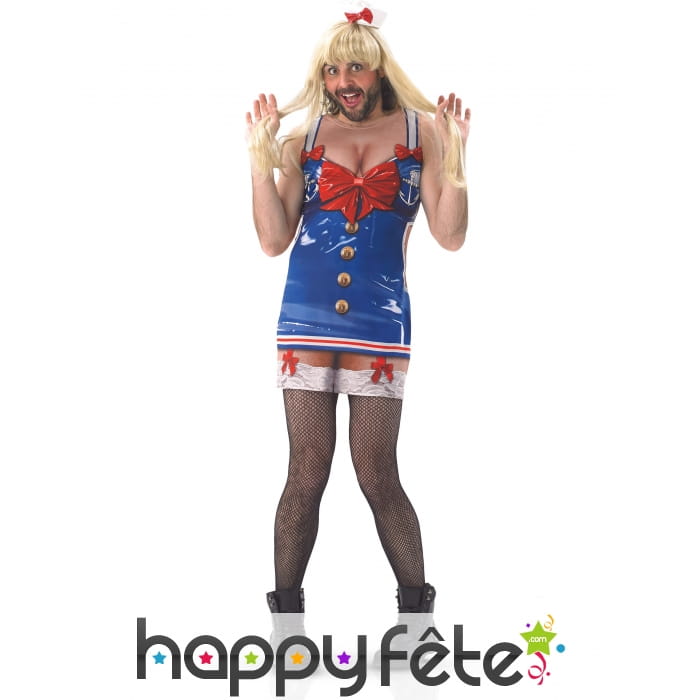 Déguisement de marine coquine pour homme