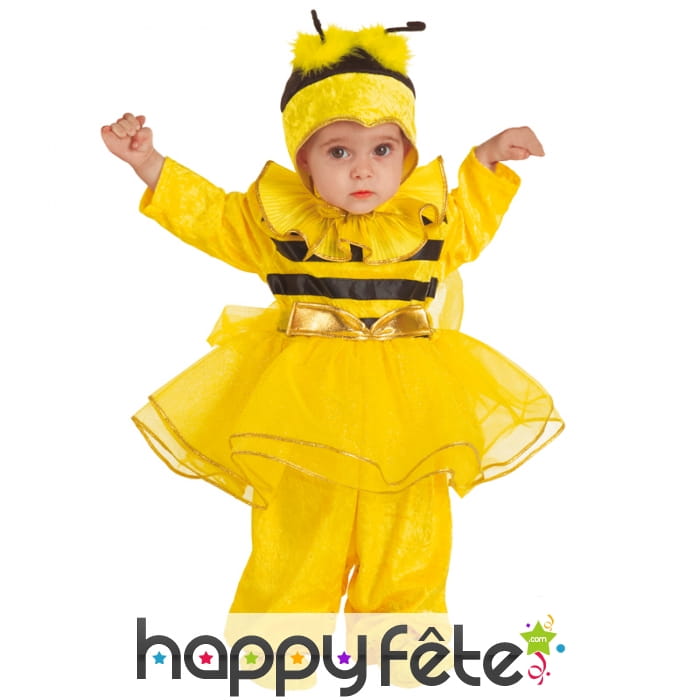 Déguisement de mini abeille en tutu pour bébé