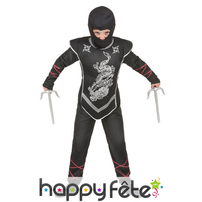 Déguisement de ninja dragon pour petit garçon