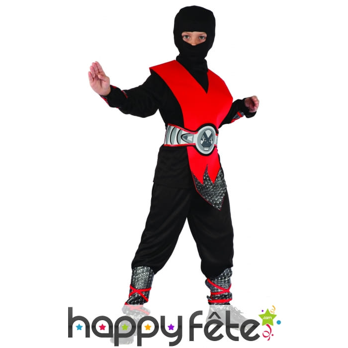 Déguisement de ninja rouge pour enfant