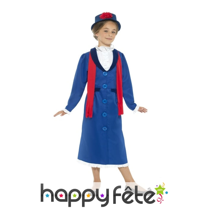 Déguisement de nounou victorienne pour enfant