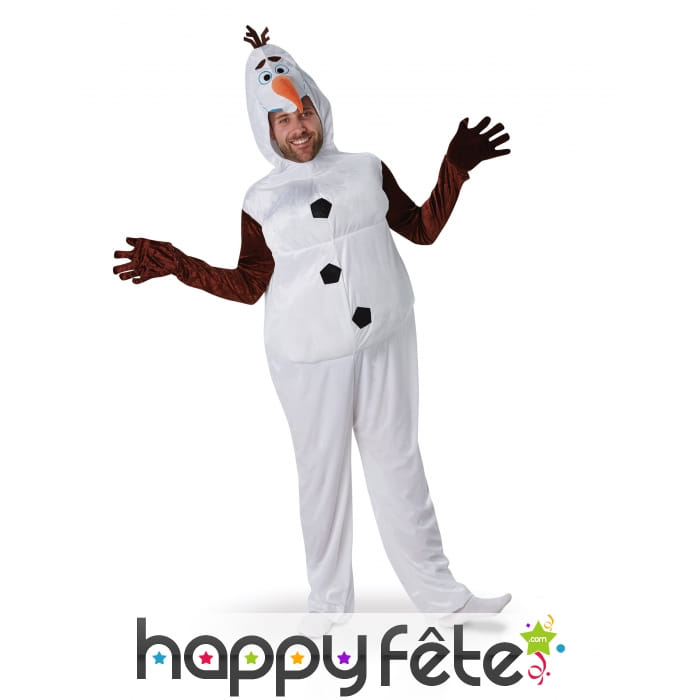 Déguisement de Olaf pour adulte