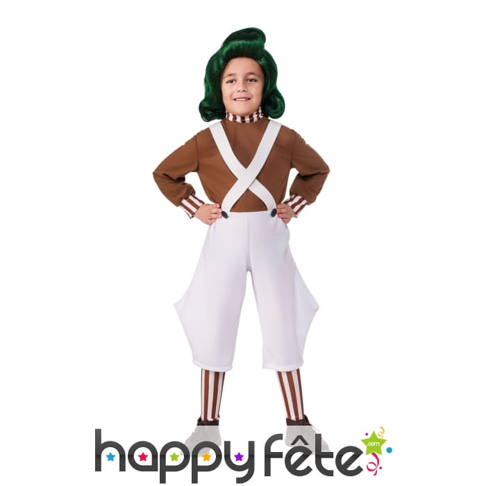 Déguisement de Oompa Loompa pour enfant