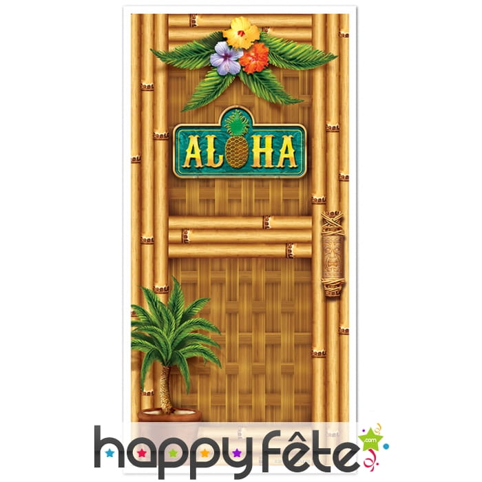 Déco de porte Hawaï Aloha