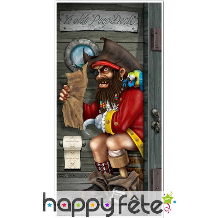 Déco de porte Pirate sur le pot