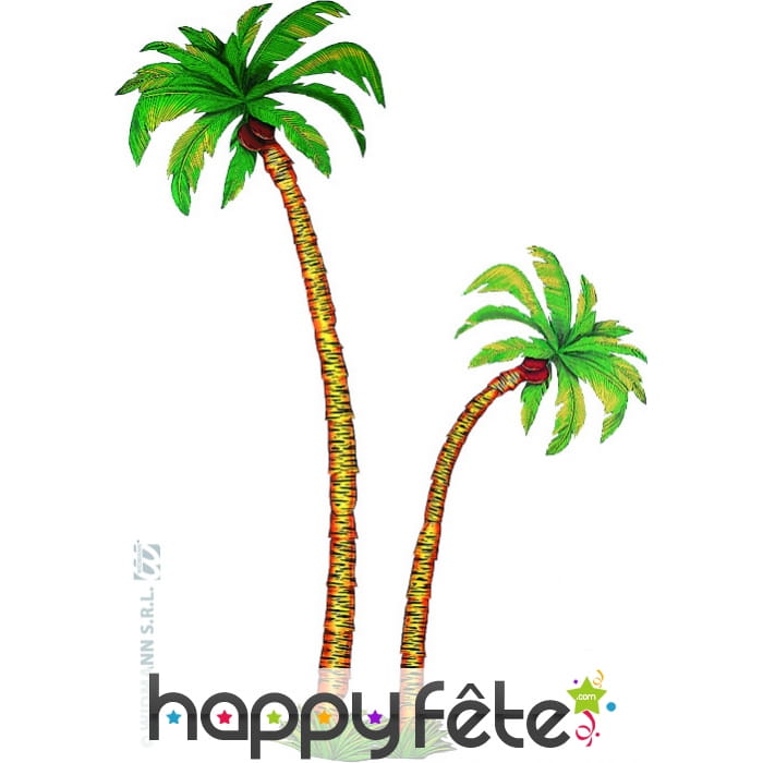 Decor de palmier en carton