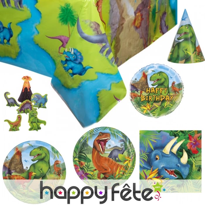 Décoration Dinosaures pour table d'anniversaire