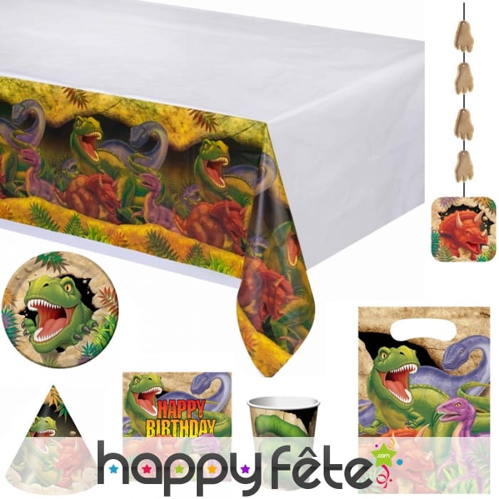 Décorations dinosaure pour table d'anniversaire