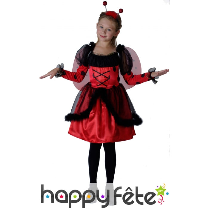 Déguisement de petite coccinelle pour fille