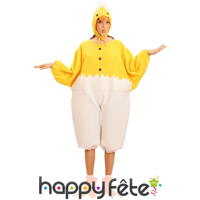 Déguisement de poussin pour adulte