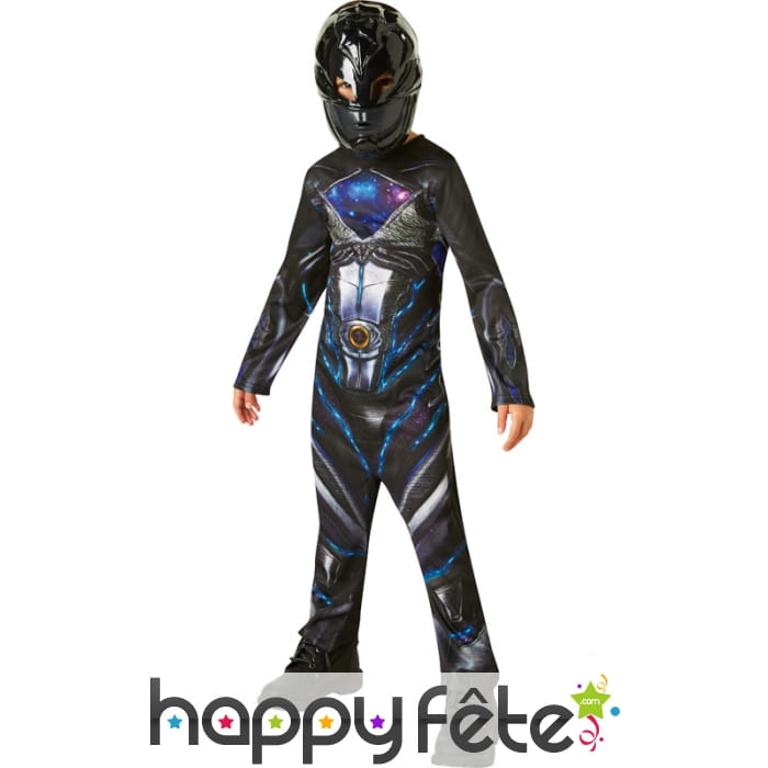 Déguisement de Power Ranger noir pour enfant