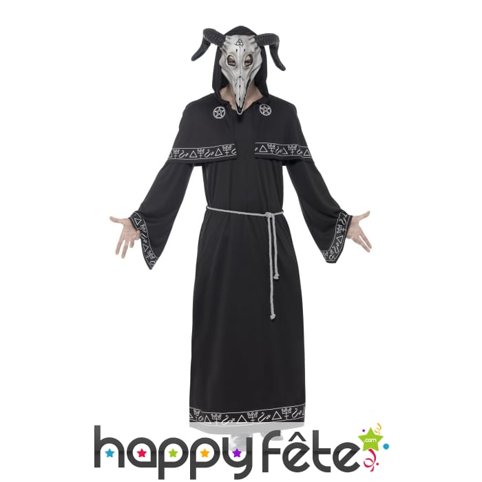 Déguisement de prêtre occulte pour homme