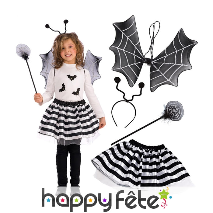 Déguisement de princesse chauve souris pour enfant