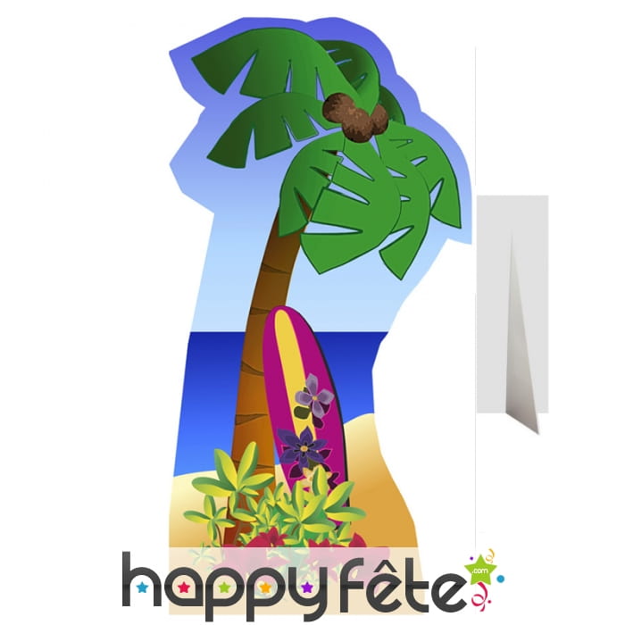Dessin de palmier en carton plat, 190cm