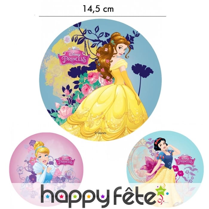 Disque des princesses Disney de 14,5 cm en azyme