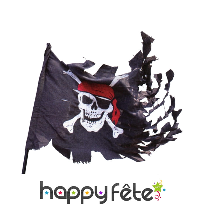 Drapeau de pirate usé