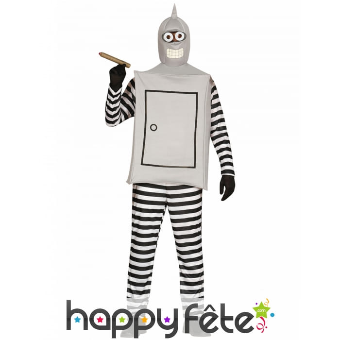 D&eacute;guisement de robot voleur pour adulte