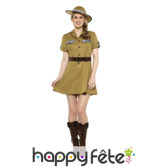 Déguisement de safari pour femme