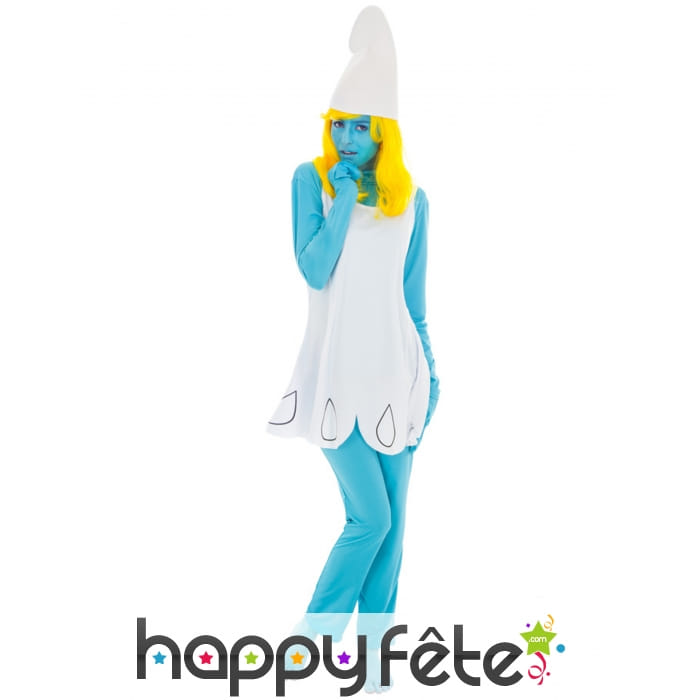 Déguisement de Schtroumpfette pour femme