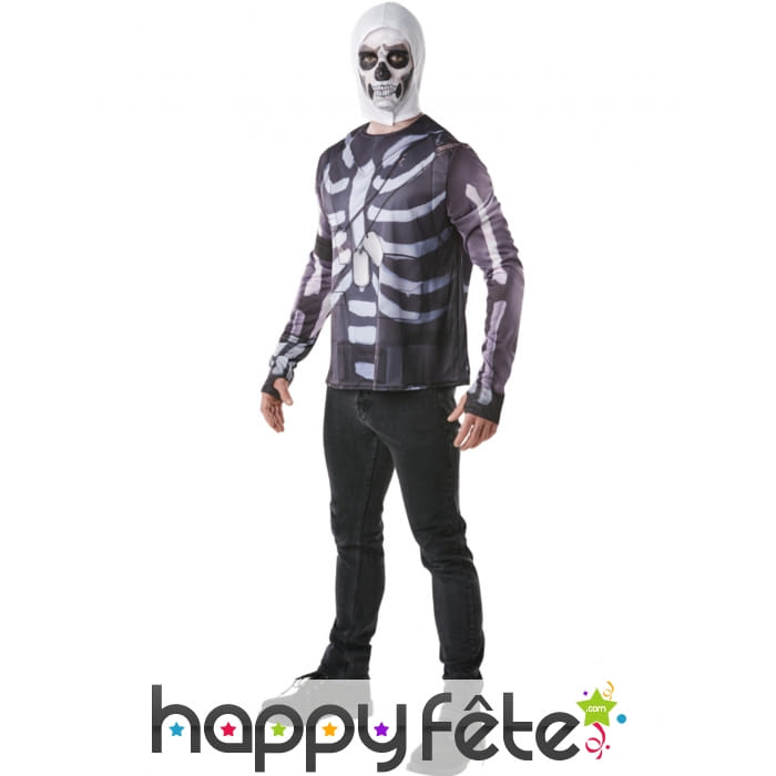 Déguisement de Skull Trooper pour homme, Fortnite