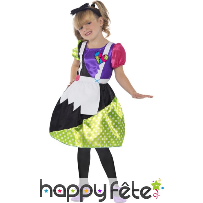 Déguisement de soubrette original pour fillette
