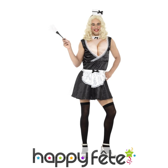 Déguisement de soubrette pour homme