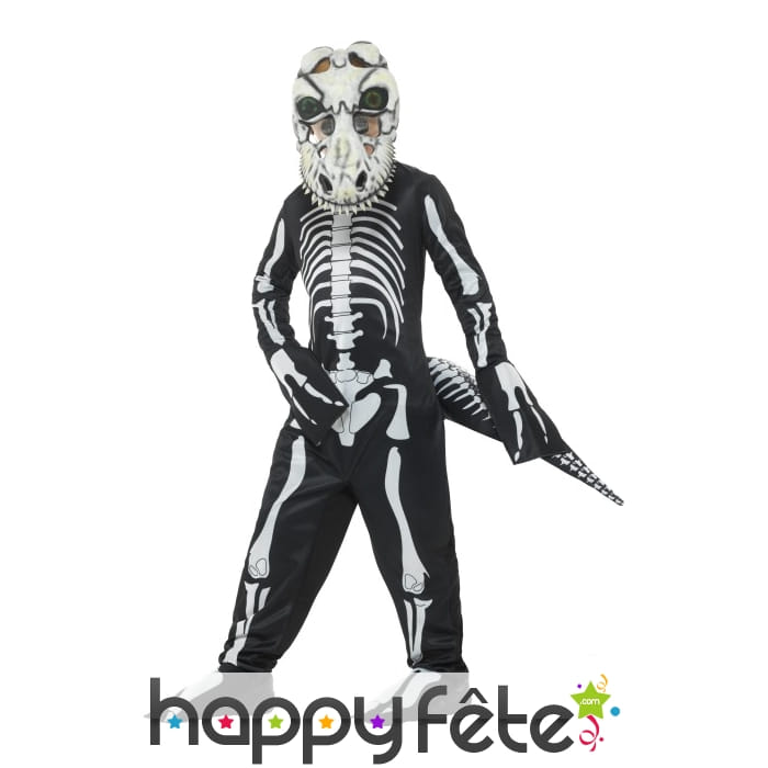 Déguisement de squelette T-Rex pour enfant