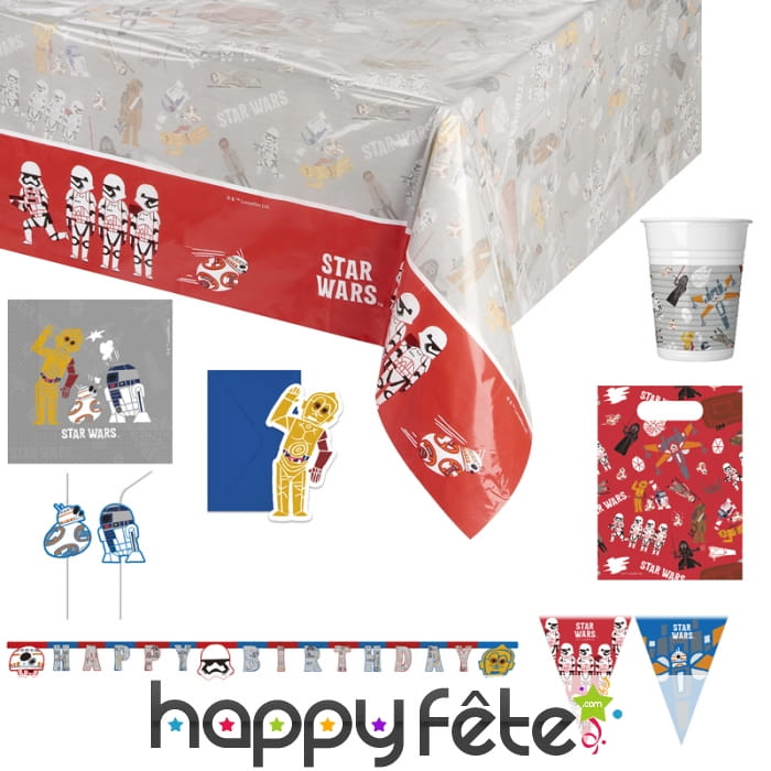 Déco de table Star Wars Forces pour anniversaire