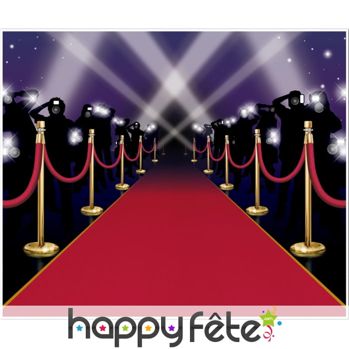 Decor de tapis rouge