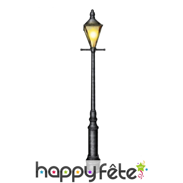 Décor d'un réverbère des années 20, 180cm