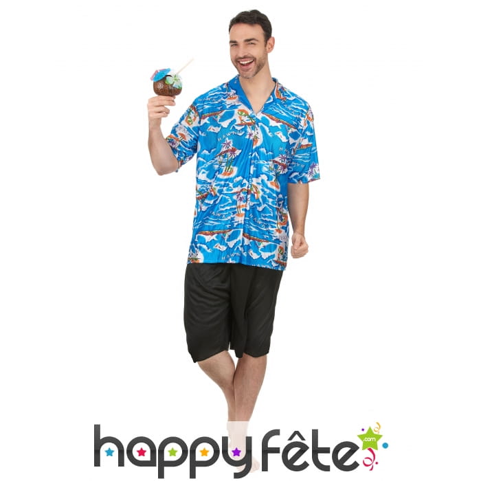 Déguisement de vacancier des îles