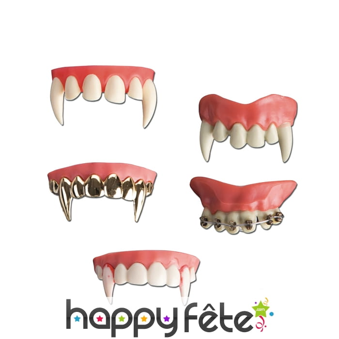Dentier de vampire modelable