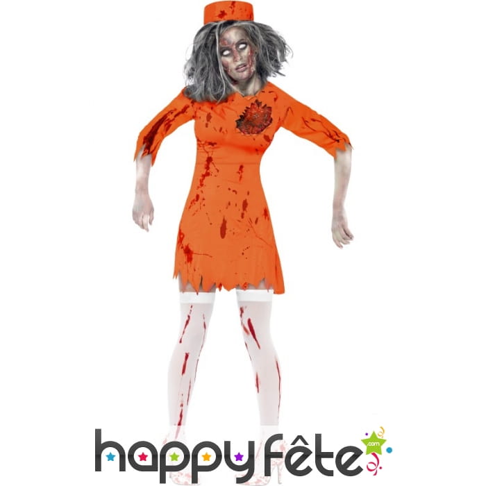 Déguisement détenue zombie