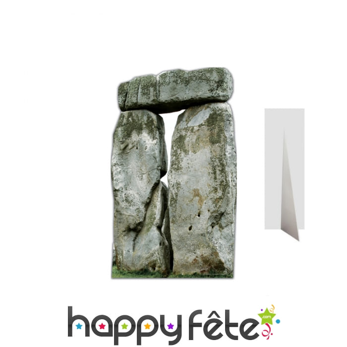 Dolmen en carton plat, 180cm