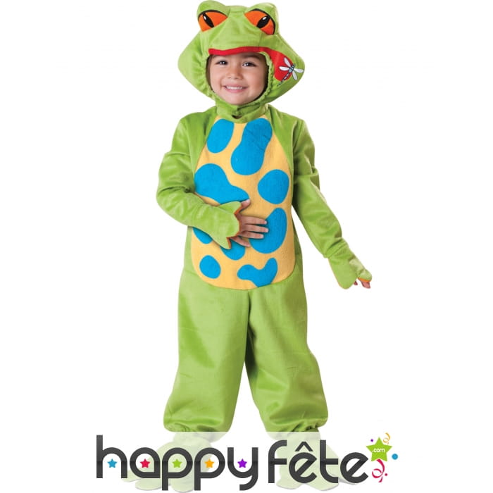 Déguisement enfant de grenouille verte