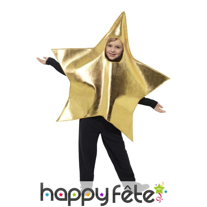 Déguisement étoile dorée