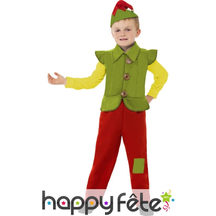 D&eacute;guisement enfant elfe noel