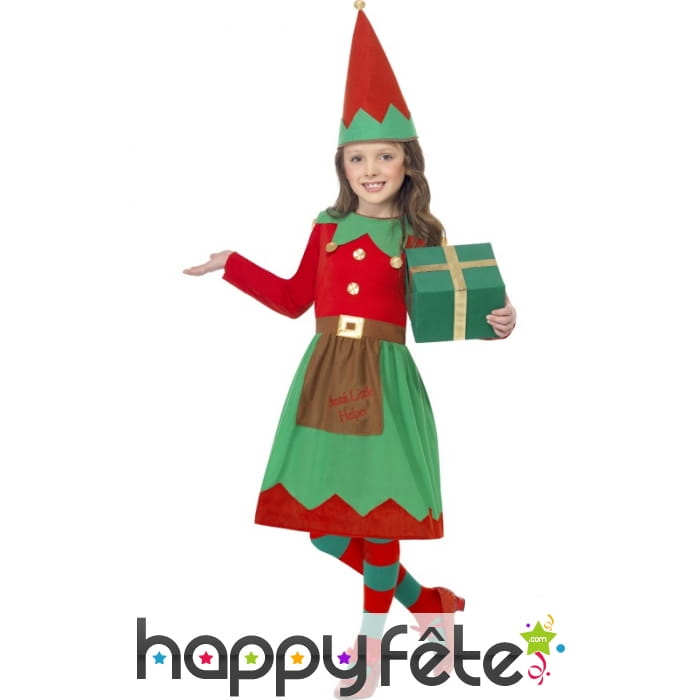 Déguisement elfe père Noel pour enfant