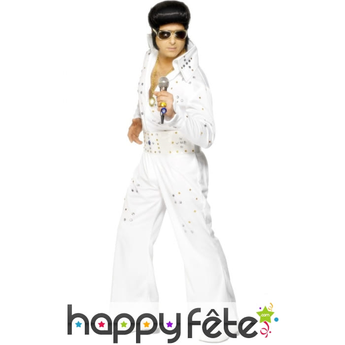 Déguisement elvis presley blanc