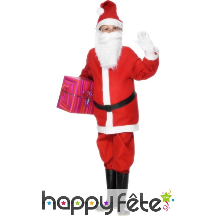 Déguisement enfant pere noel
