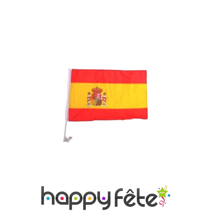 Drapeau Espagne pour voiture 30 X 46 cm