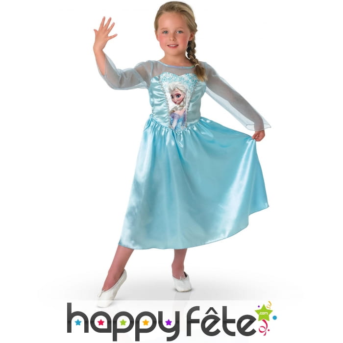 Deguisement elsa reine des neiges, enfant