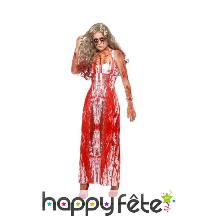 Déguisement ensanglanté reine de la promo