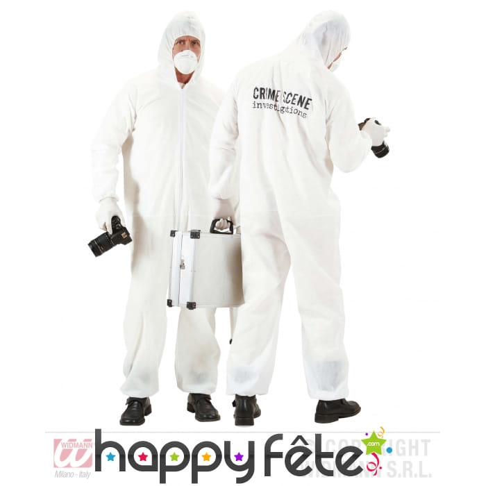 Déguisement enqueteur scene de crime