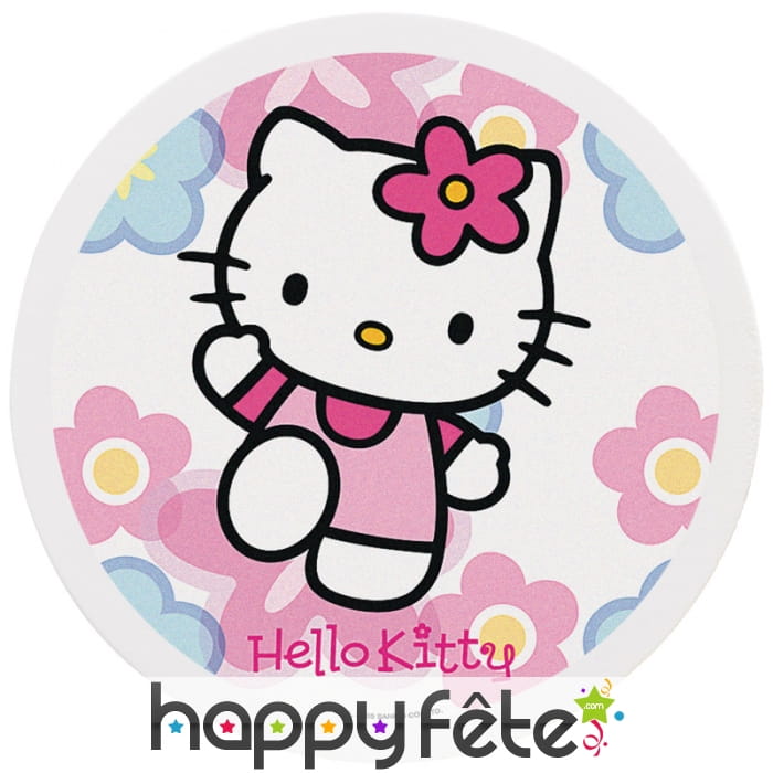 Disque en sucre Hello Kitty, 16cm