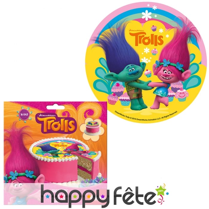 Disque en sucre Trolls