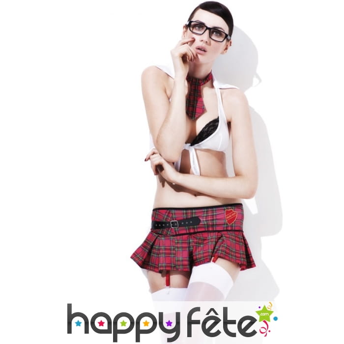 Déguisement ecoliere ultra sexy