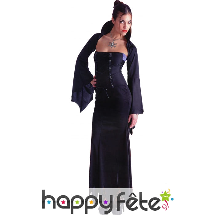 Déguisement famille addams Morticia