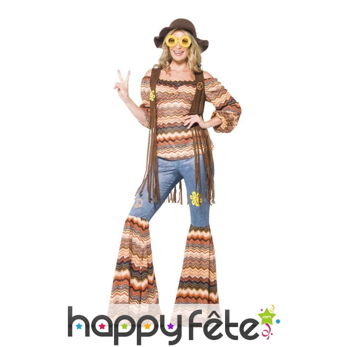 Déguisement femme hippie Harmony
