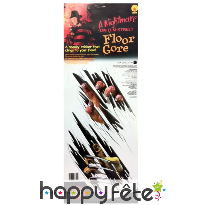 Décoration Freddy Krueger de sol